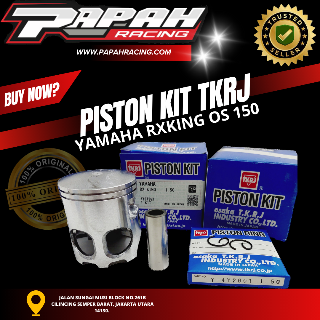 PISTON KIT ASSY YAMAHA RXKING TKRJ OS 150
